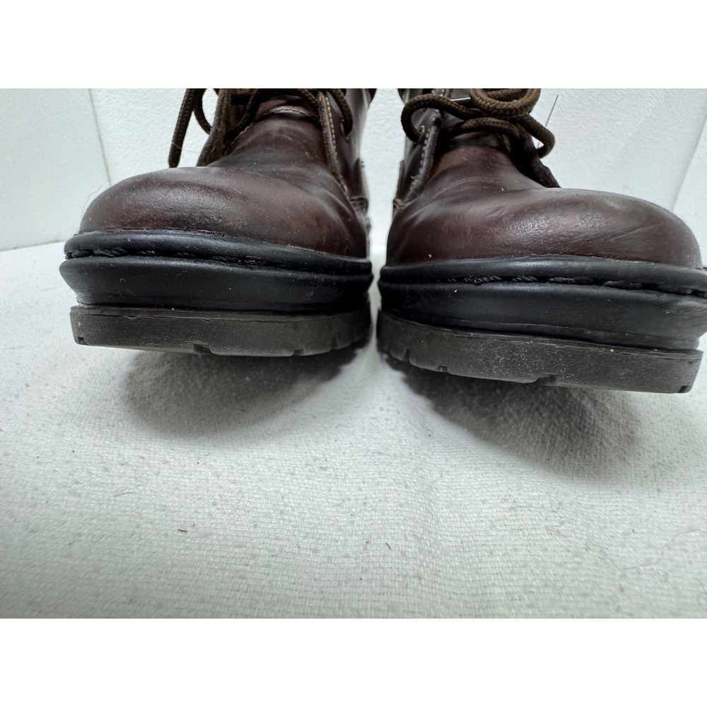 Timberland Leather Ankle Boots Mens 8M‎ Brown Lace Up Lug Sole - Picture 9 of 13